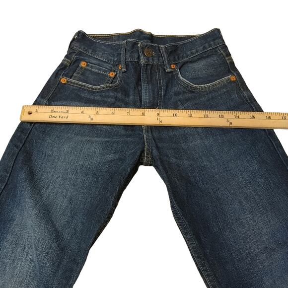 Levi's Straus 527 Boot Cut Dark Wash Cotton Waist 25 Length 25 - Picture 4 of 14